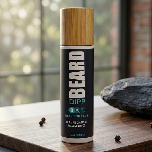 BeardDipp 3-in-1 Beard Therapē | Cleanse, Moisturize & Support Growth | Luxury Men’s Grooming