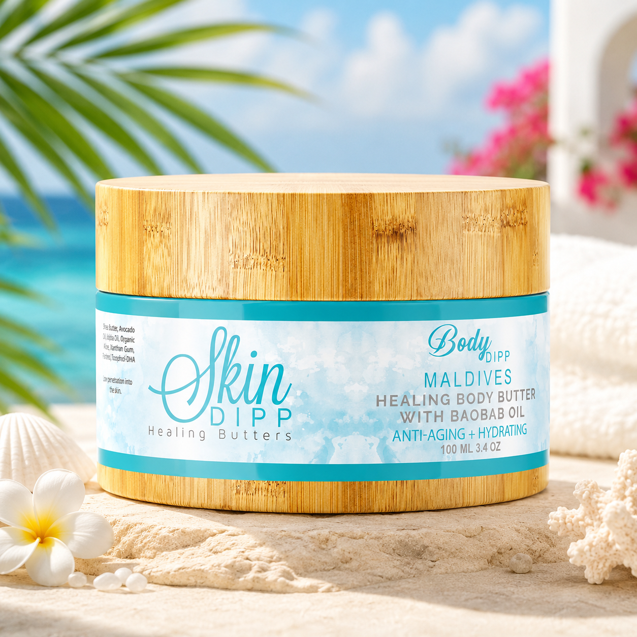 Skin Dipp Healing Butters - Body Dipp Body Butter - Maldives