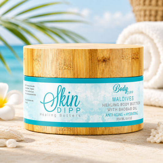 Skin Dipp Healing Butters - Body Dipp Sugar Scrub - Maldives