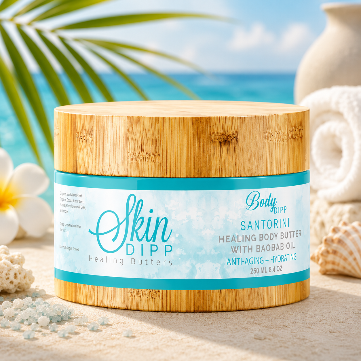 Skin Dipp Healing Butters - Body Dipp Body Butter - Santorini