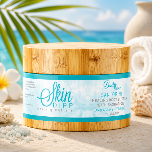 Skin Dipp Healing Butters - Body Dipp Body Butter - Santorini